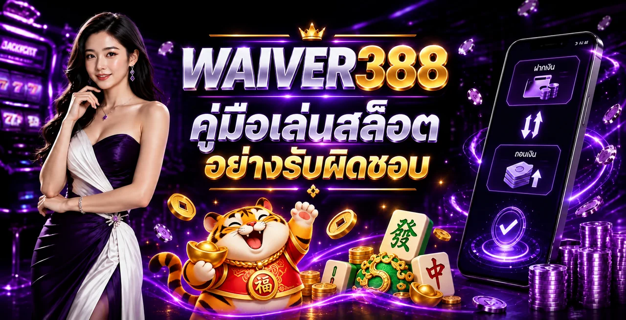 WAIVER388 | คู่มือเล่นสล็อตอย่างรับผิดชอบ